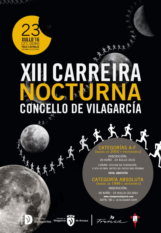 XIII Carreira Nocturna Concello de Vilagarcía de Arousa